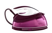 Philips PerfectCare Compact Steam Generator Iron with 400 g Steam Boost, 2400 W, Burgundy and White - GC7842/46