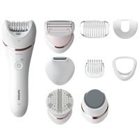 Philips Epilator Series 8000 Wet & Dry Cordless Epilator With 9 Accessories Bre740/11