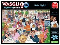 Jumbo -Wasgij - Mystery 26 Date Night! 1000 Piece Jigsaw Puzzle for Adults - Illustrated by James Alexander - Recycled Board