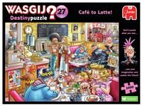 Wasgij Café to Latte! Destiny 27 Jigsaw Puzzle for Adults - Challenging 1000 Piece Puzzle - Engaging Brain Teaser - Jumbo