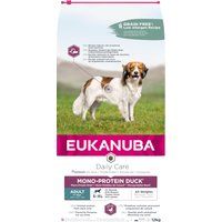 Eukanuba Daily Care Mono-Protein Dog Food - Dry Food with Duck Only as Animal Protein, Low Allergy Formula, 12 kg