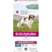 Eukanuba Daily Care Mono-Protein Dog Food - Dry Food with Duck Only as Animal Protein, Low Allergy Formula, 12 kg