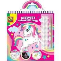 SES Creative 00117 - Activity Colouring Book Glitter 3 in 1