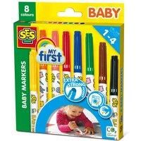SES Creative 00299 My First Baby Marker, Mixed, 8 Stück (1er Pack)
