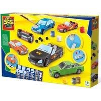 SES Creative 01401 Casting and Painting Cars Figure, Mixed for 4 years to 8 year