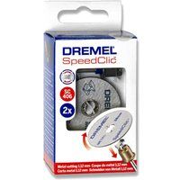 DREMEL SC406 MANDREL STARTER SET SpeedClic & 2 METAL CUTTING DISCS DREMEL 406