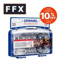 Dremel 690 EZ SpeedClic Cutting Wheels Accessory Kit with 10 Rotary Tool Saw and Cutting Discs