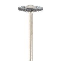 Dremel 428 Carbon Steel Brush Accessory Set, 2 Brushes (19 mm) for Cleaning and Removing Rust of Metal Materials