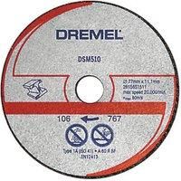 Dremel DSM510 Multifunctional Cutting Disc Multipack, Accessory Set with 3 Cutting Discs 77 mm for Circular Saw for Sawing and Cutting Wood and Soft Materials