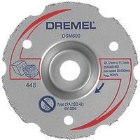 Dremel DSM600 Cutting Wheel for DSM20 Compact Saw, Circular Saw Blade with 20 mm Cutting Depth for Straight, Plunge and Flush Cuts - Carton Packaging
