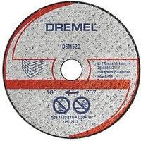 Dremel DSM520 Masonry Cutting Wheel 77x5mm 2615S520JB