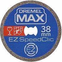 Dremel MAX High Performance Cutting Wheel (SC545DM) Diamond Coated Cutting Disc with EZ SpeedClic System, 38mm, Max Life Durability