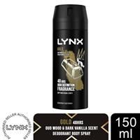 Lynx Gold Bodyspray Deodorant, 150ml