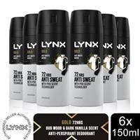 Lynx Gold Anti Marks Anti-Perspirant Deodorant 150ml - wilko