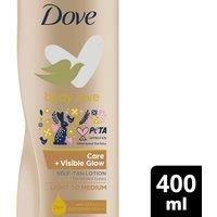 Dove Self Tanning Lotion Fair to Medium Skin, 400ml