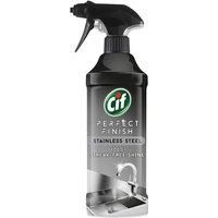 Cif Perfect Finish Stainless Steel Streak-Free Shine Spray, 2 Packs of 435ml