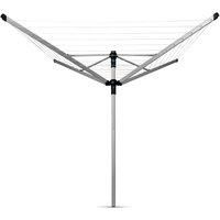 Brabantia 60 Metre 4 Arm Liftomatic Rotary Washing Line Silver