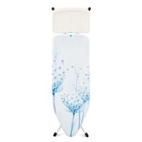 Brabantia Ironing Board with Steam Generator Iron Rest, Cotton Flower, Size C (124 x 45 cm)