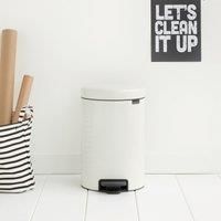 Brabantia 12L NewIcon Pedal Bin  White