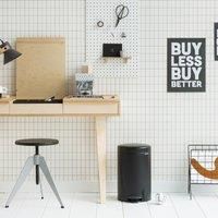 BRABANTIA PUSH TOP PEDAL BIN BREAD BINBRABANTIA BIN