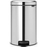 Brabantia New Icon 20L Step On Rubbish bin Brabantia Colour: Brilliant Steel  - Size: Medium