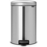 Brabantia New Icon 20L Step On Rubbish bin Brabantia Colour: Matt Steel  - Matt Steel - Size: Large