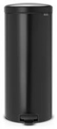 Brabantia Pedal Bin newIcon with Plastic Inner Bucket, 30 Litre - Matt Black