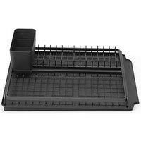 Brabantia Sinkside Drying Dish Rack Brabantia Finish/Colour: Dark Grey  - Dark Grey - Size: 14cm H X 38cm W X 49cm D