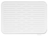 Brabantia Silicone Dish Drying Mat, Steel, Light Grey, 43.8 x 32.5 x 0.9 cm