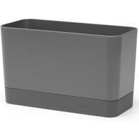 Brabantia Sink Organiser with Removable Tray, Dark Grey