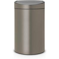 Brabantia Recycling Touch Bin, Beige, 2 inner Buckets (10L + 23L)