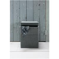Brabantia Laundry Basket, Pepper Black, 35L