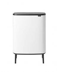 Brabantia Bo Touch Bin Hi, 60 Litres, White