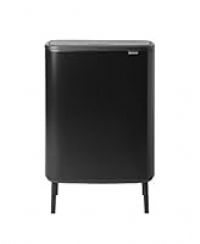 Brabantia Bo Touch Bin Hi, 60 Litres, Matt Black