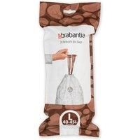 Brabantia PerfectFit Pack of 20 Size L 4045 Litre Bin Bags White