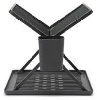Brabantia Foldable Dish Drying Rack Dark Grey