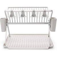 Brabantia Dish Drainer, Aluminium, Light Grey, Large