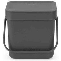 Brabantia Food Waste Caddy, Grey, Small