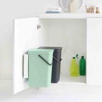 Brabantia Sort & Go Builtin Bin 2 X 16L  Jade Green/Grey