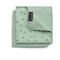 Brabantia - Sinkside Microfibre Dish Cloths - Machine Washable - Absorbs 7 Times its Own Weight - for Cleaning Dishes & Countertops - Less Detergent Needed - Set of 2 - Jade Green