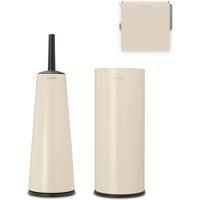 Brabantia Renew Toilet Accessory Set Of 3 - Soft Beige