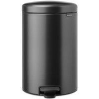 Brabantia Newicon Pedal Bin 20L - Confident Grey, Grey