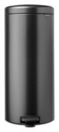 Brabantia 30 Litre New Icon Pedal Bin - Black