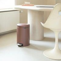 Brabantia 12 Litre NewIcon Soft Closing Pedal Bin Satin Taupe