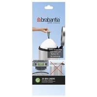 Brabantia 23-30L Bin Liners, 20 bags