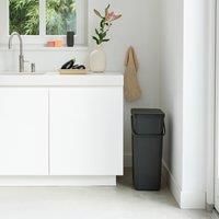 Brabantia Sort and Go 40L Waste Bin - Grey