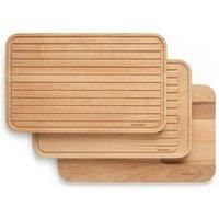 Brabantia 3-Piece Beech Wood Chopping Board Set Brabantia  - Size: 41cm H X 13cm W X 13cm D