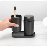 Brabantia Grey 3Piece Bathroom Accessory Set