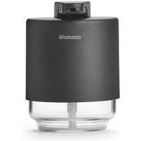 Brabantia - Mindset Soap Dispenser - Non-Drip Pump Mechanism - Easy to Refill - Removable Holder - Corrosion Resistant Metal & Glass - Stylish Bathroom Accessory - Infinite Grey - 200 ml