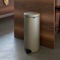 Newlcon Champagne 30 Litre Pedal Bin Beige